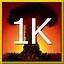 1000 Nukes Detonated icon