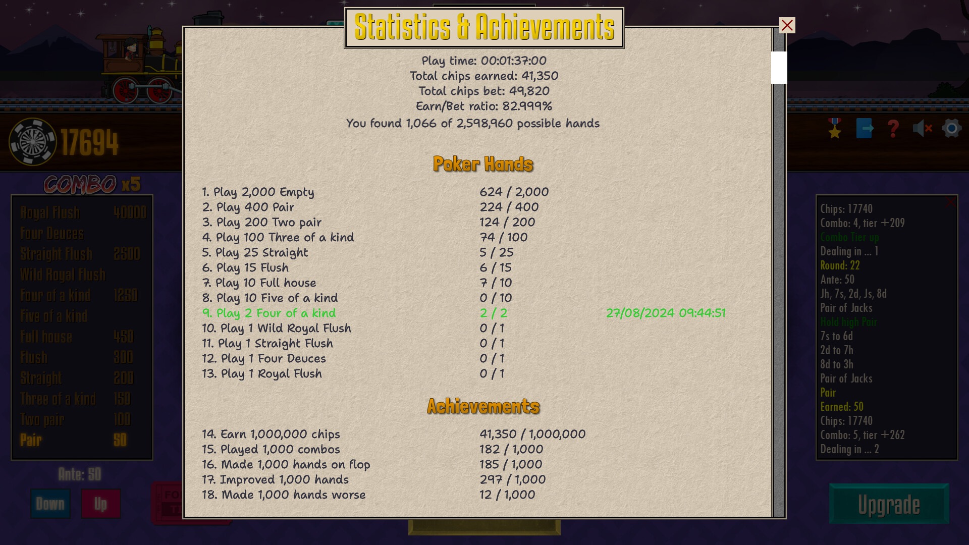 Poker Train Screenshot 4