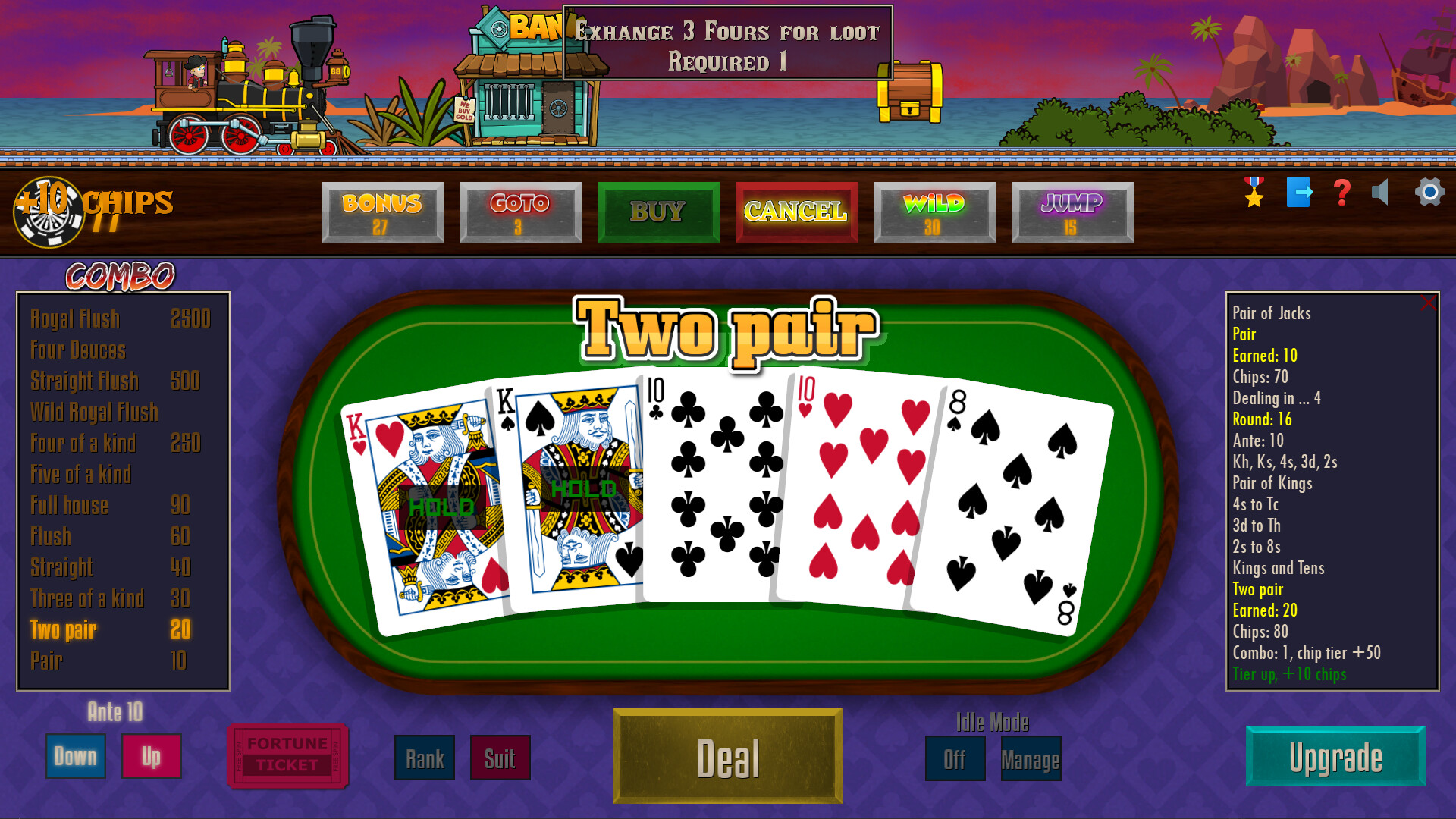 Poker Train Screenshot 0