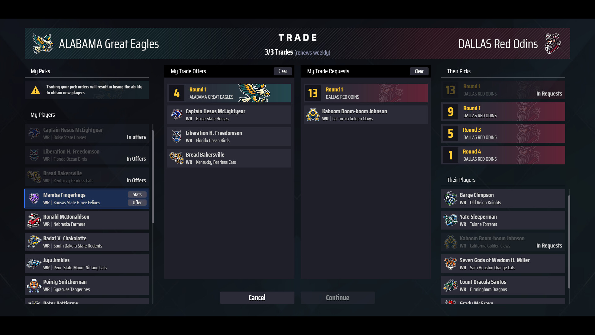 Draft Fever Bowl Screenshot 7