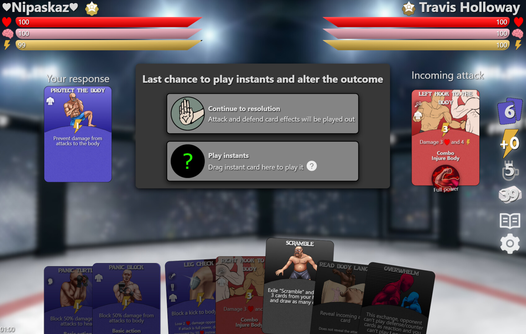 Mixed Martial Cards Screenshot 2