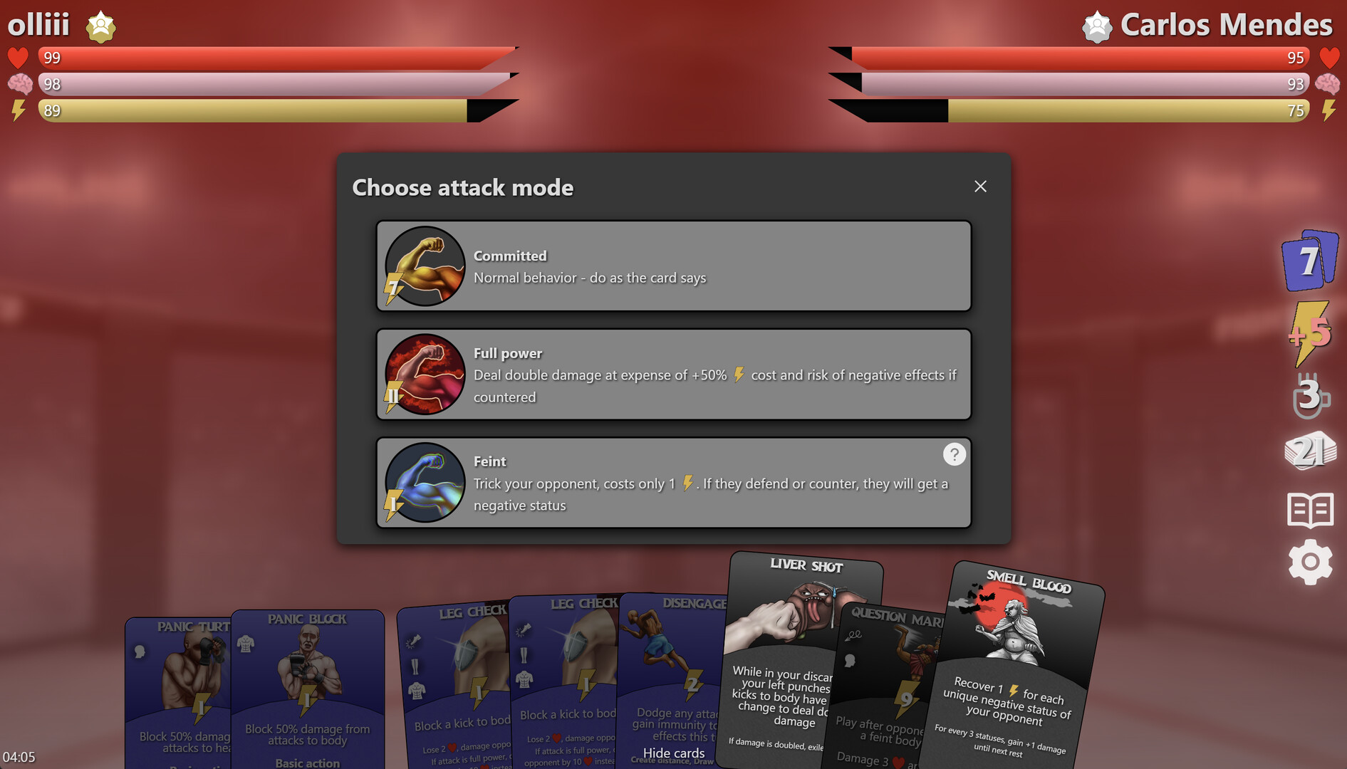 Mixed Martial Cards Screenshot 0