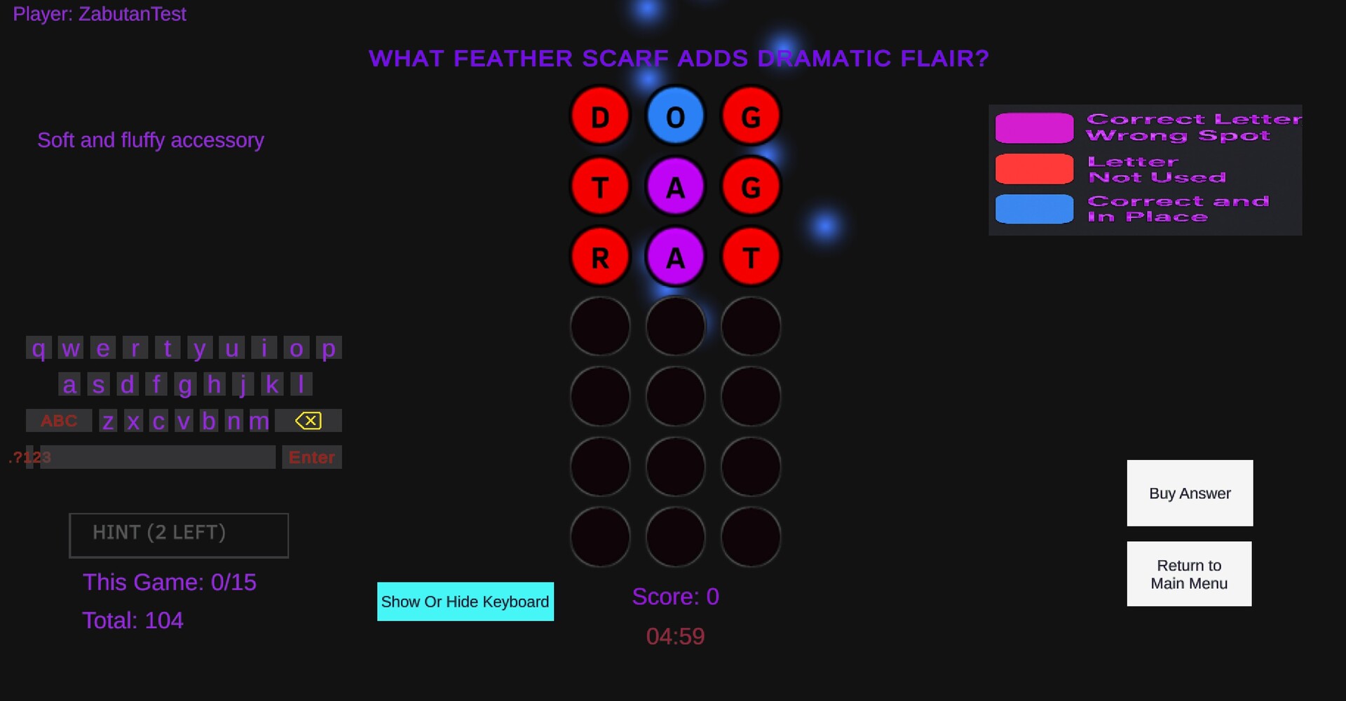 Word Charades Screenshot 0