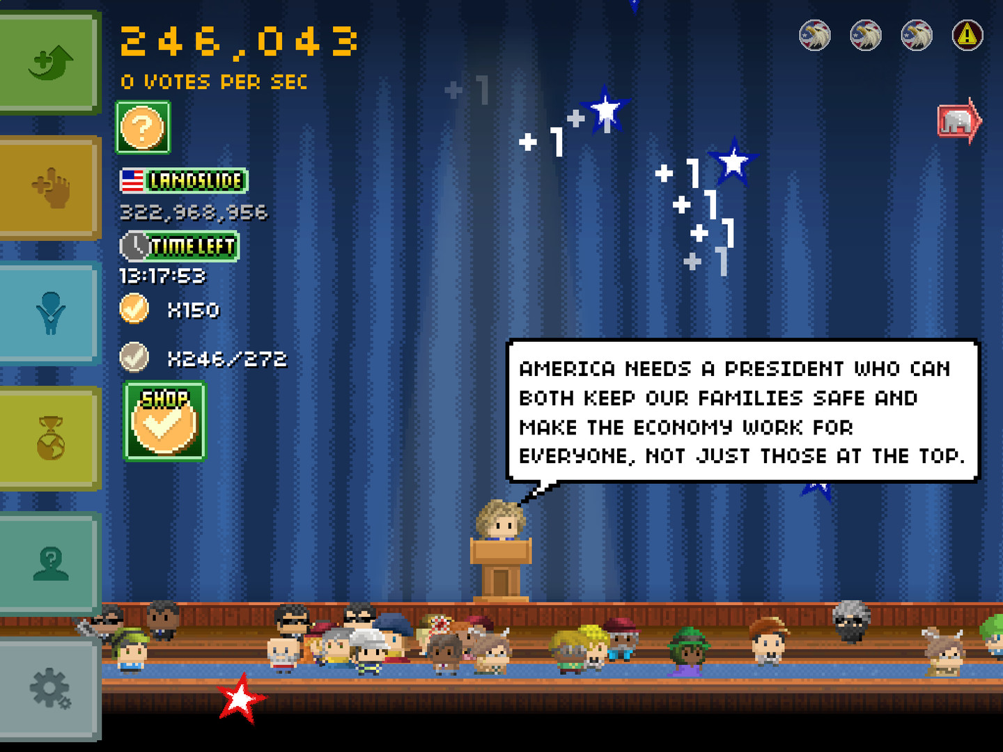 Campaign Clicker Screenshot 2