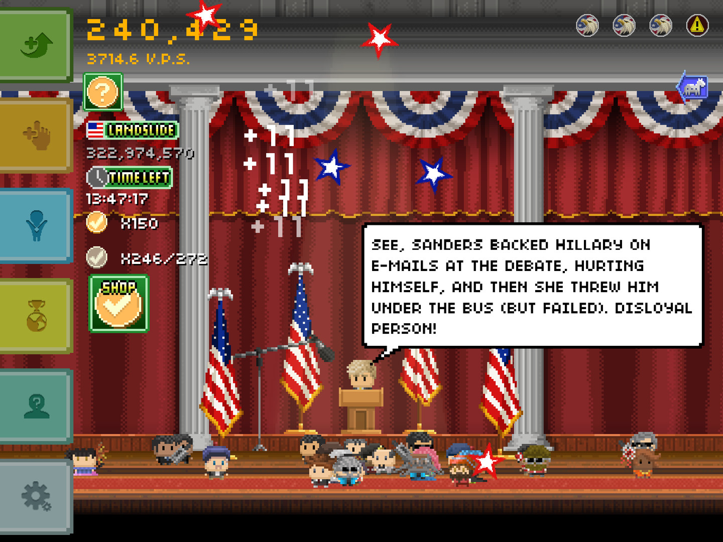 Campaign Clicker Screenshot 0