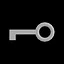 A White Key icon