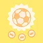 Gold Trophy Football icon