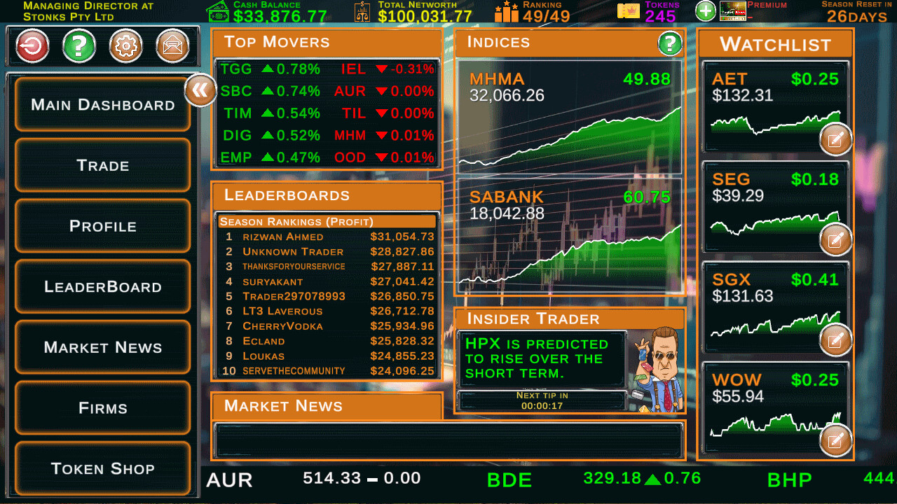 Stock Market Tycoon: Challenge Screenshot 0