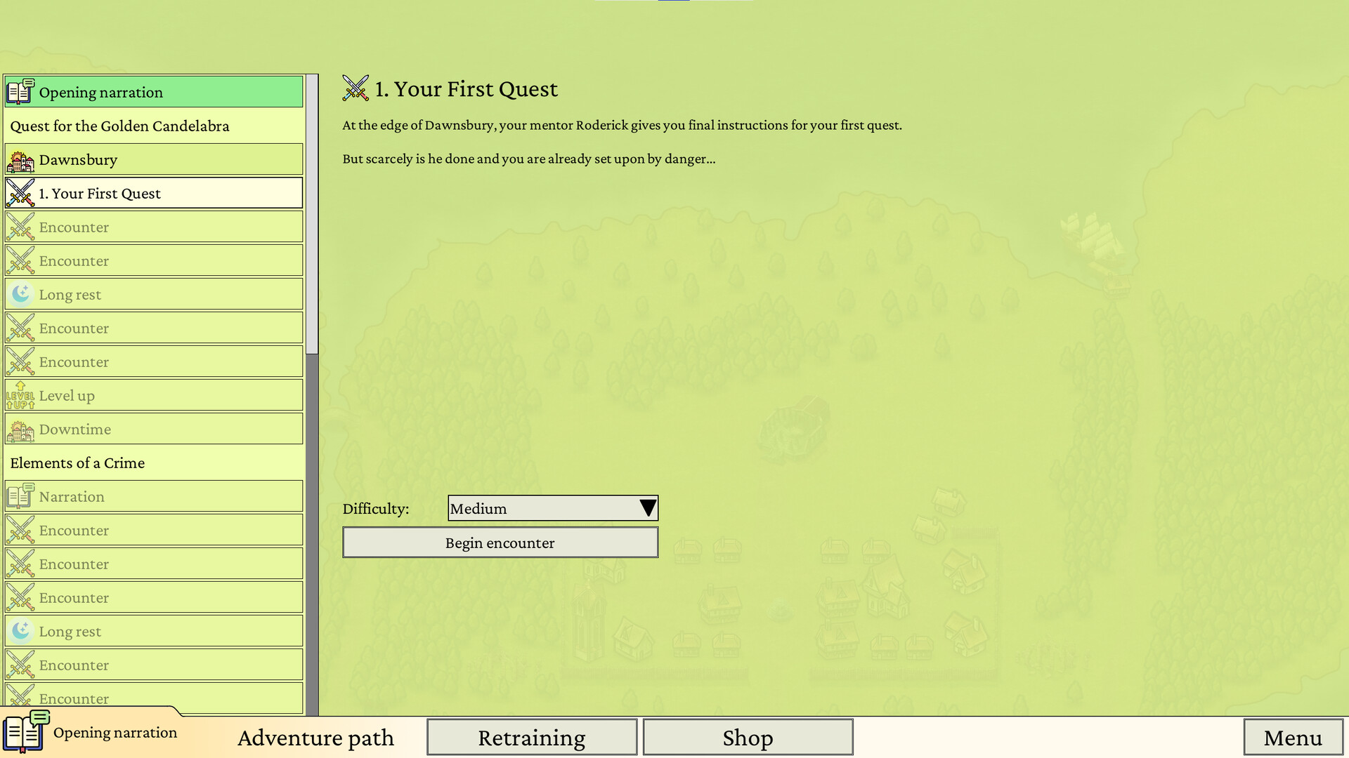 Dawnsbury Days Screenshot 9