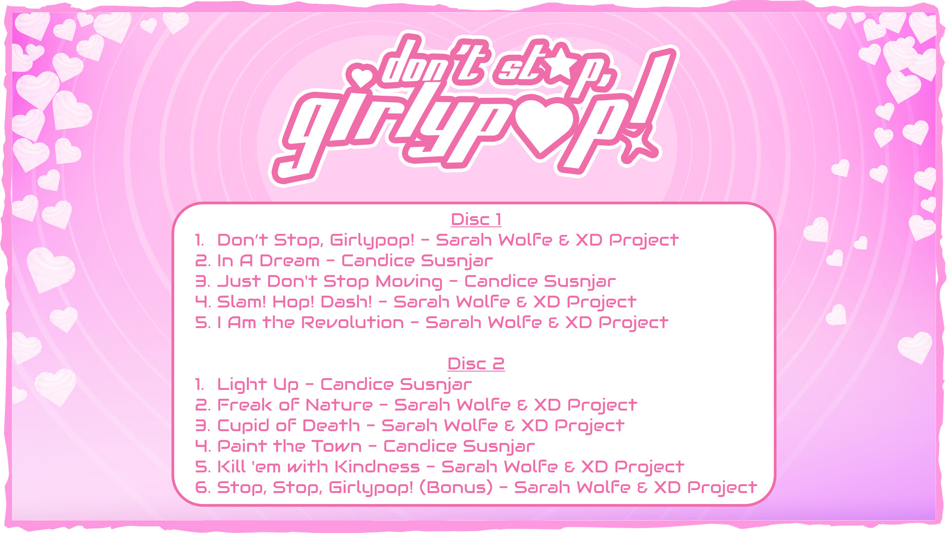 Don't Stop, Girlypop! Soundtrack Screenshot 0