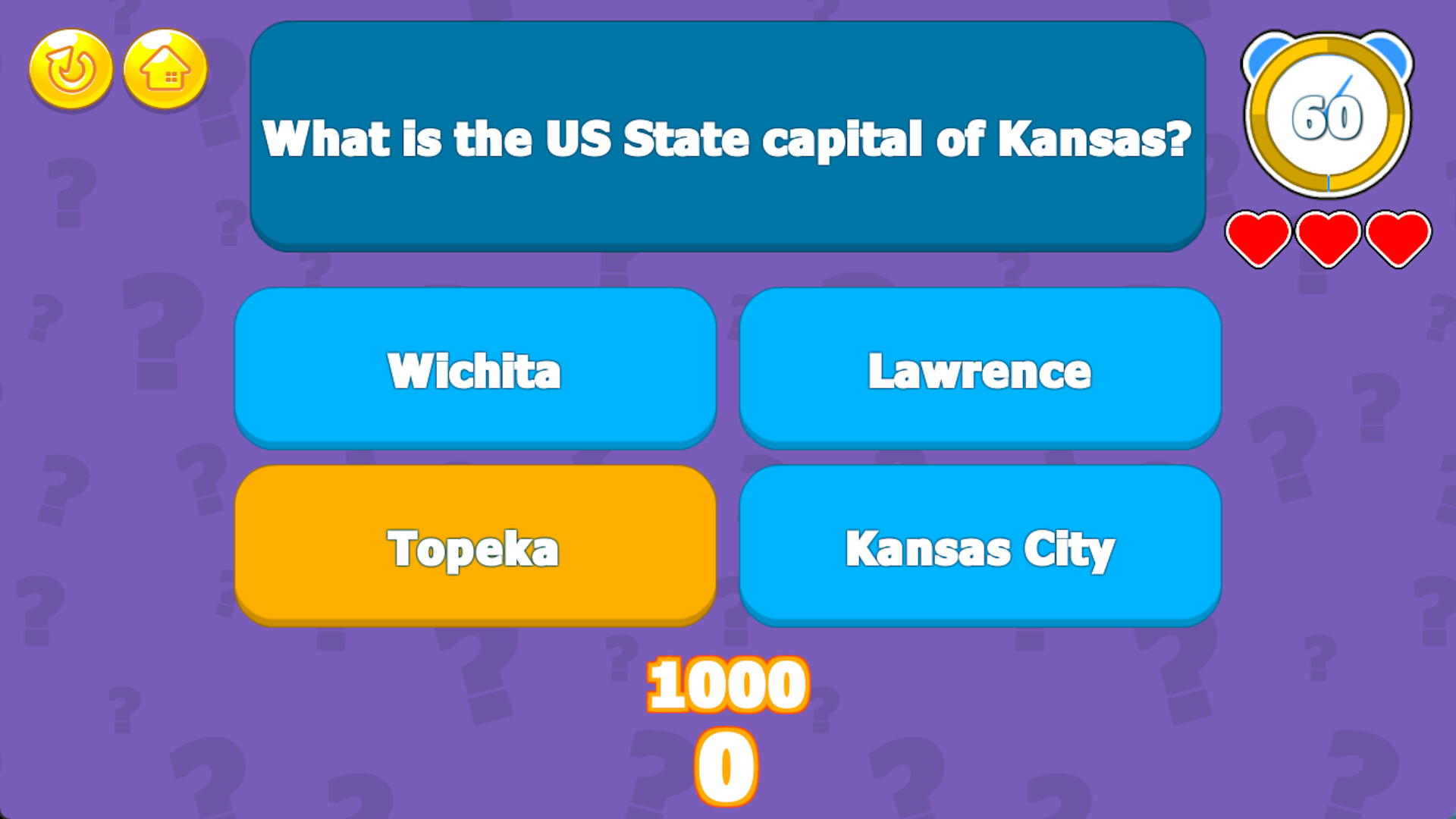 Capital Cities Trivia Screenshot 1