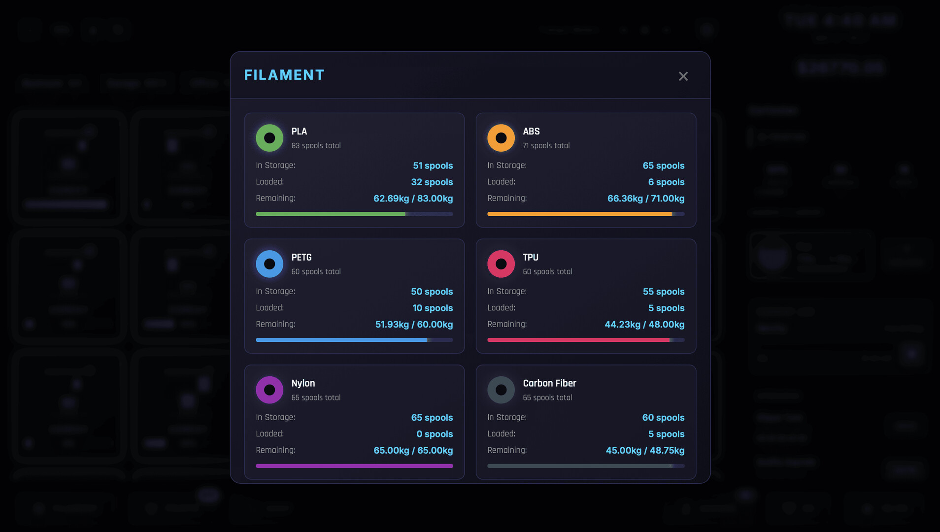 3D Printer Manager Screenshot 3