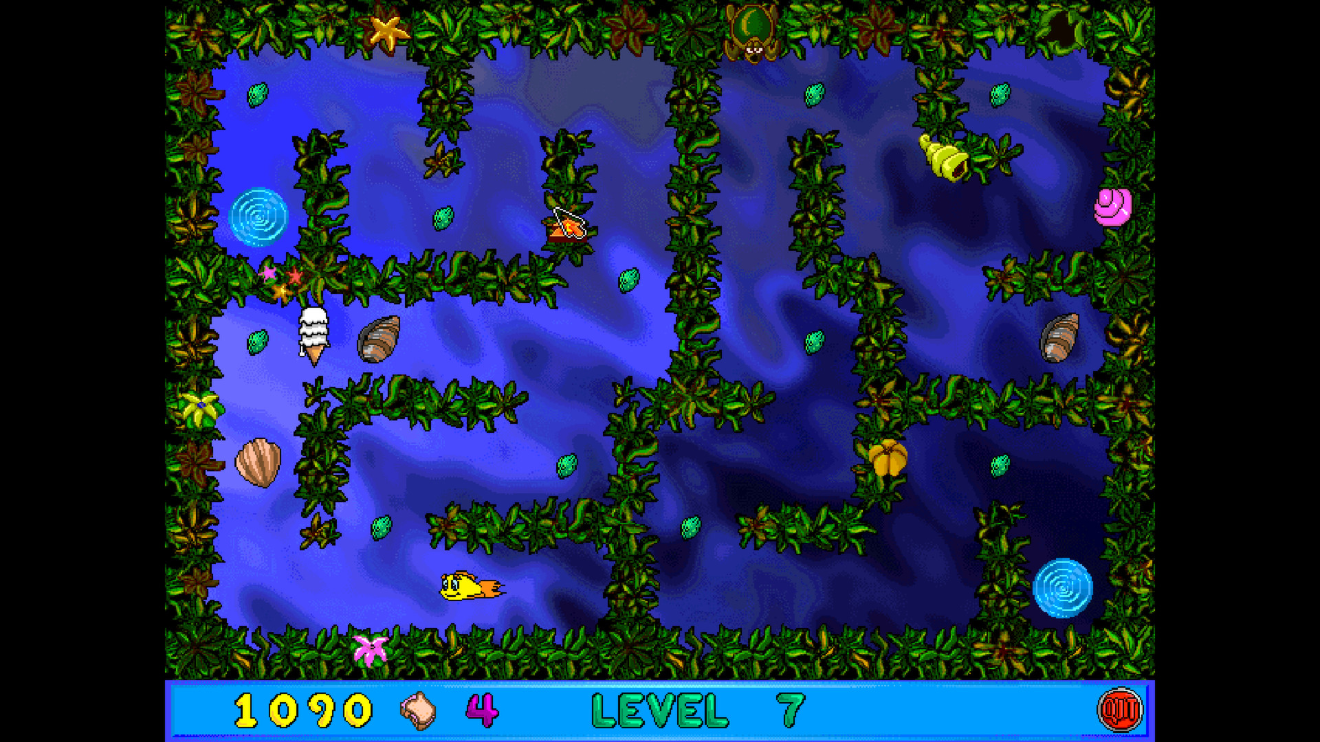 Freddi Fish and Luther's Maze Madness Screenshot 1