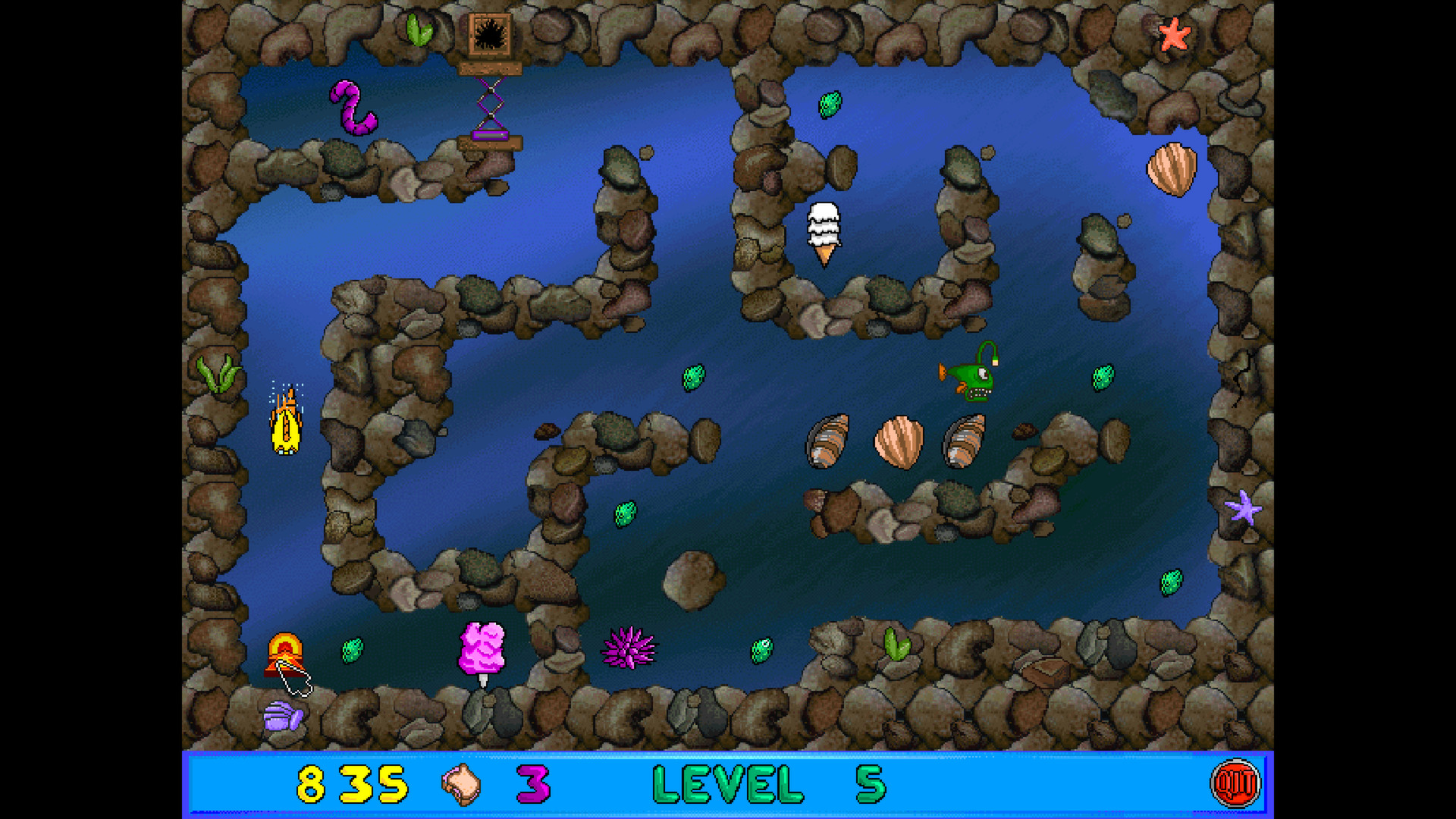 Freddi Fish and Luther's Maze Madness Screenshot 0
