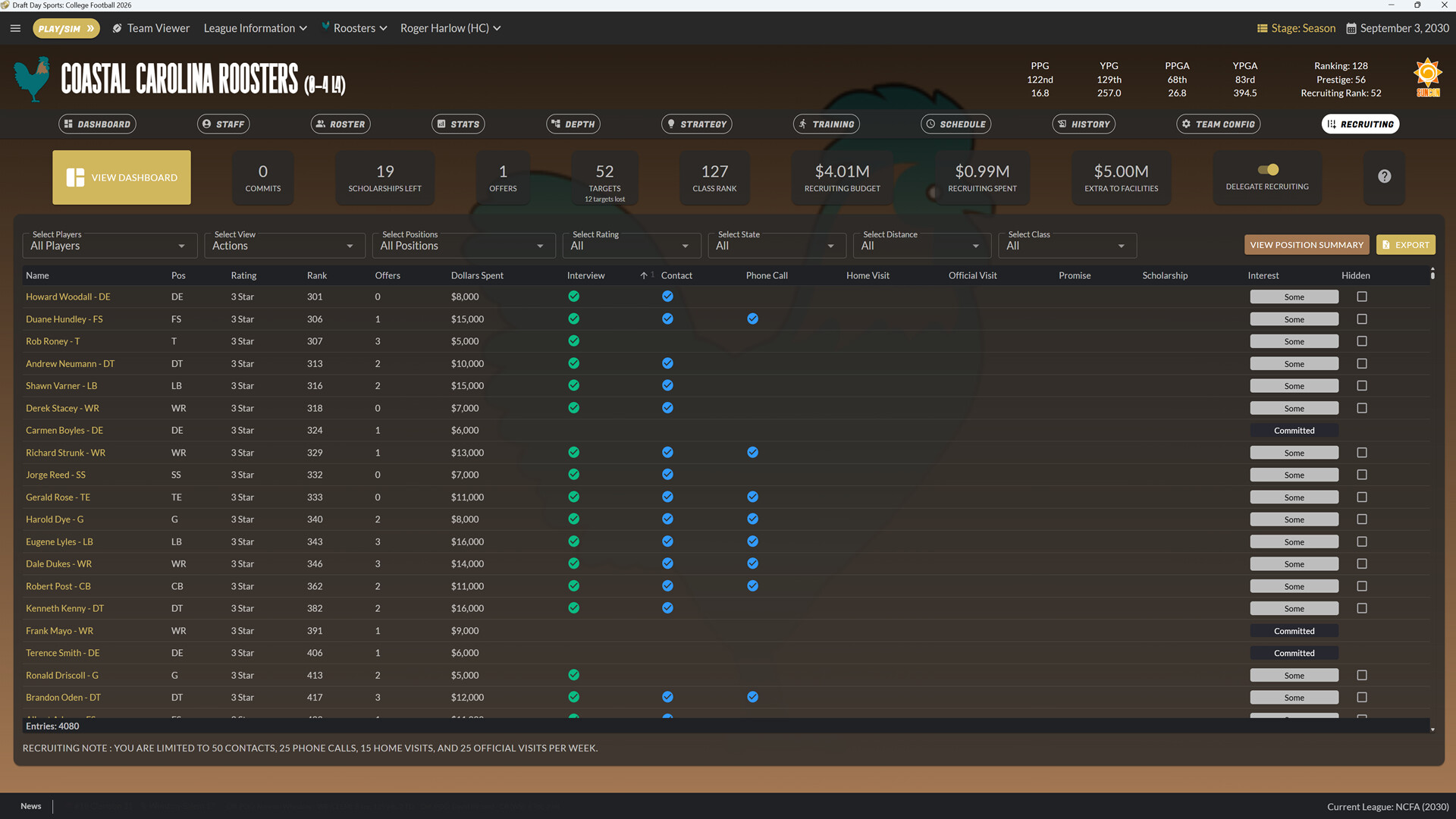 Draft Day Sports: College Football 2026 Screenshot 1