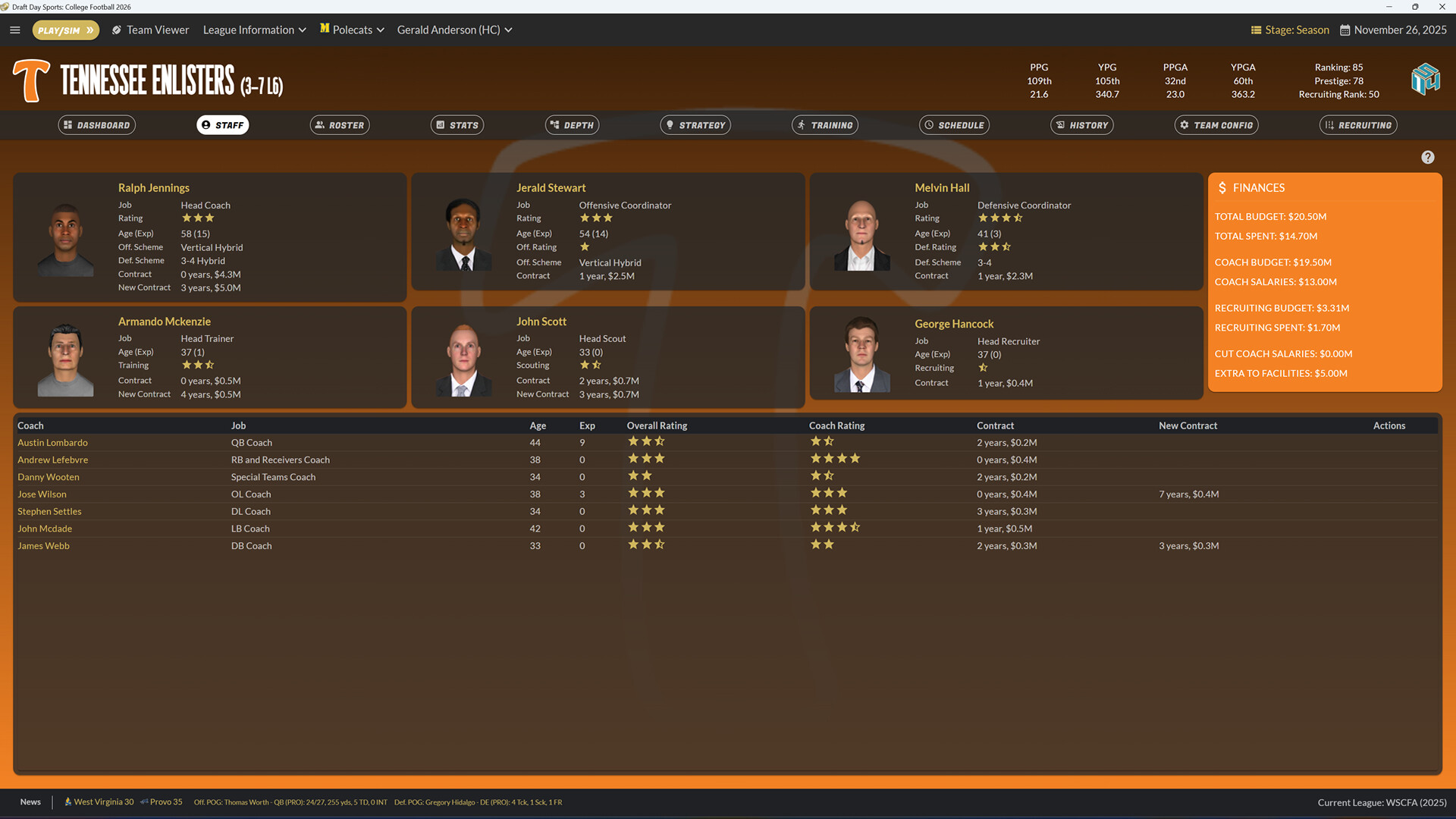 Draft Day Sports: College Football 2026 Screenshot 7