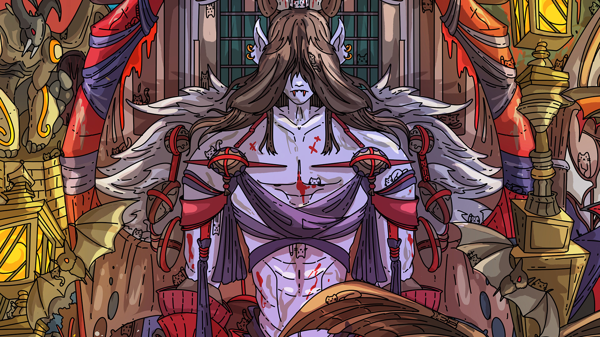 100 Vampire Cats Screenshot 1