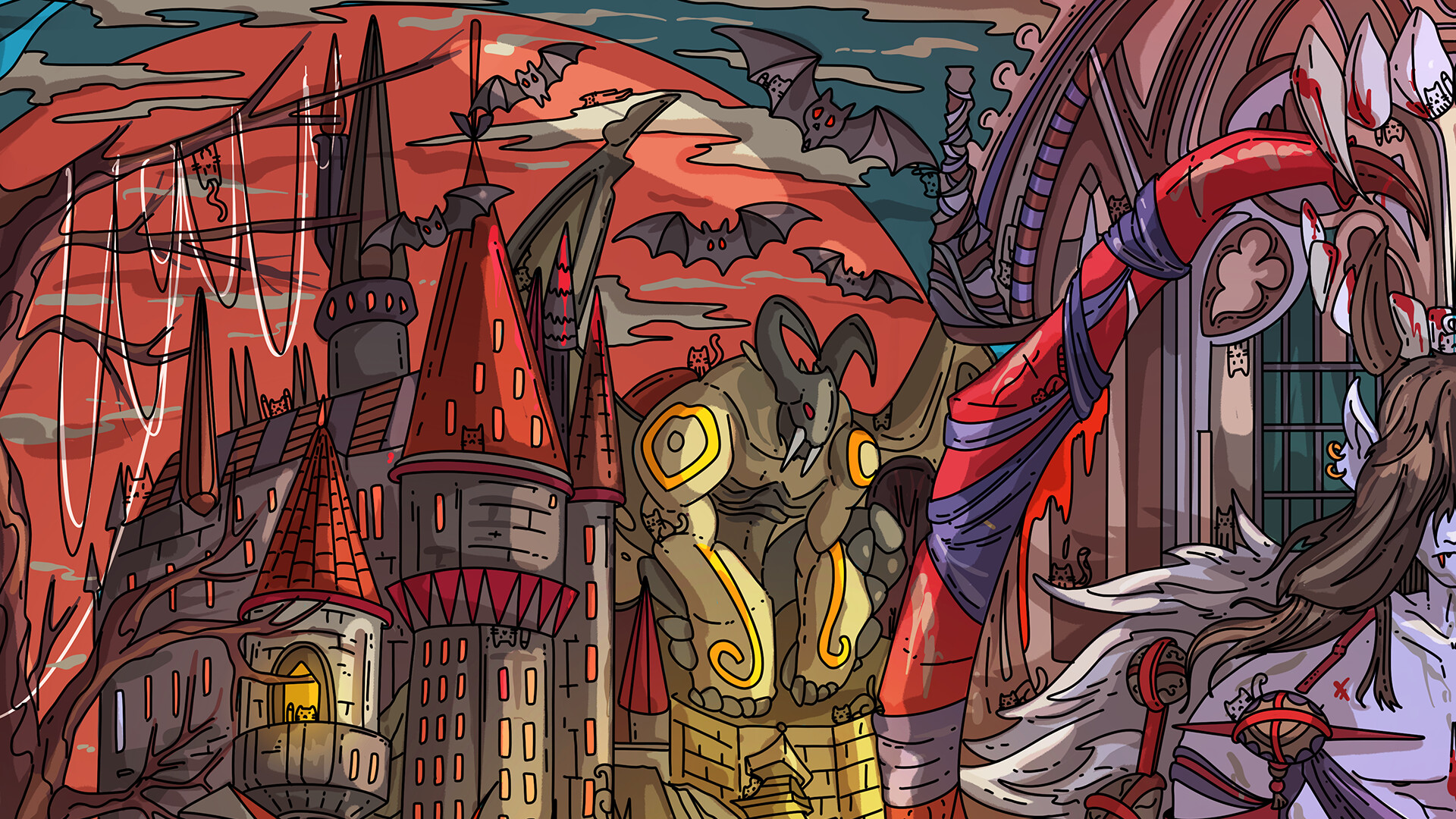 100 Vampire Cats Screenshot 9