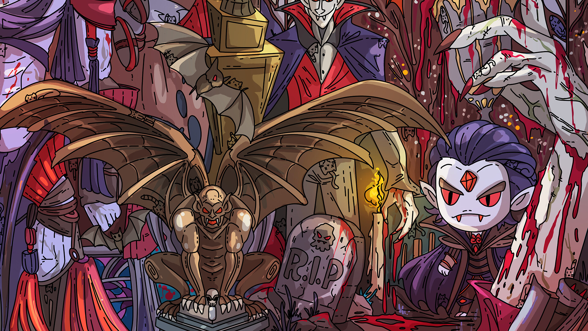 100 Vampire Cats Screenshot 8