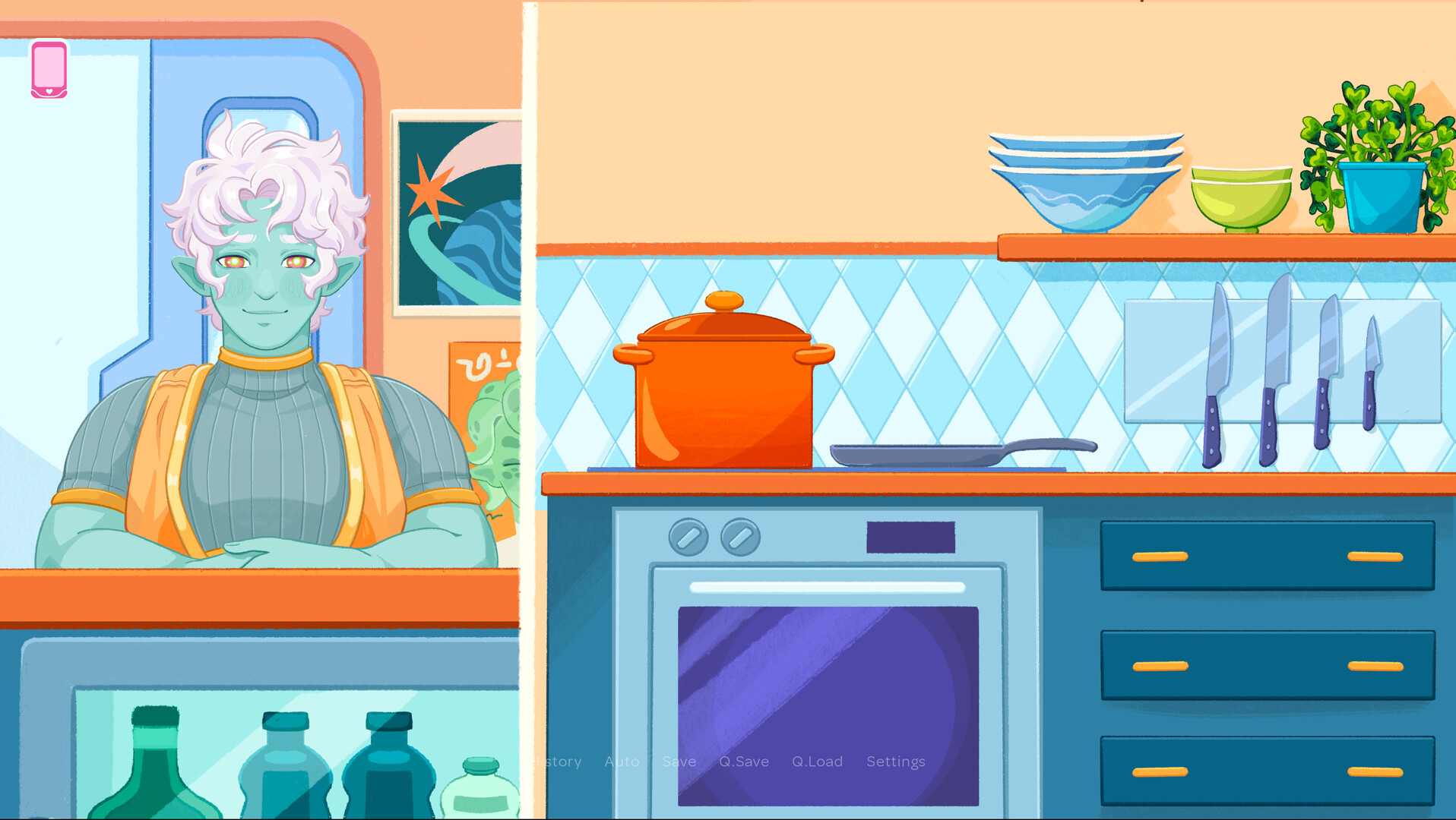 Love at The Milky Way Diner Screenshot 0