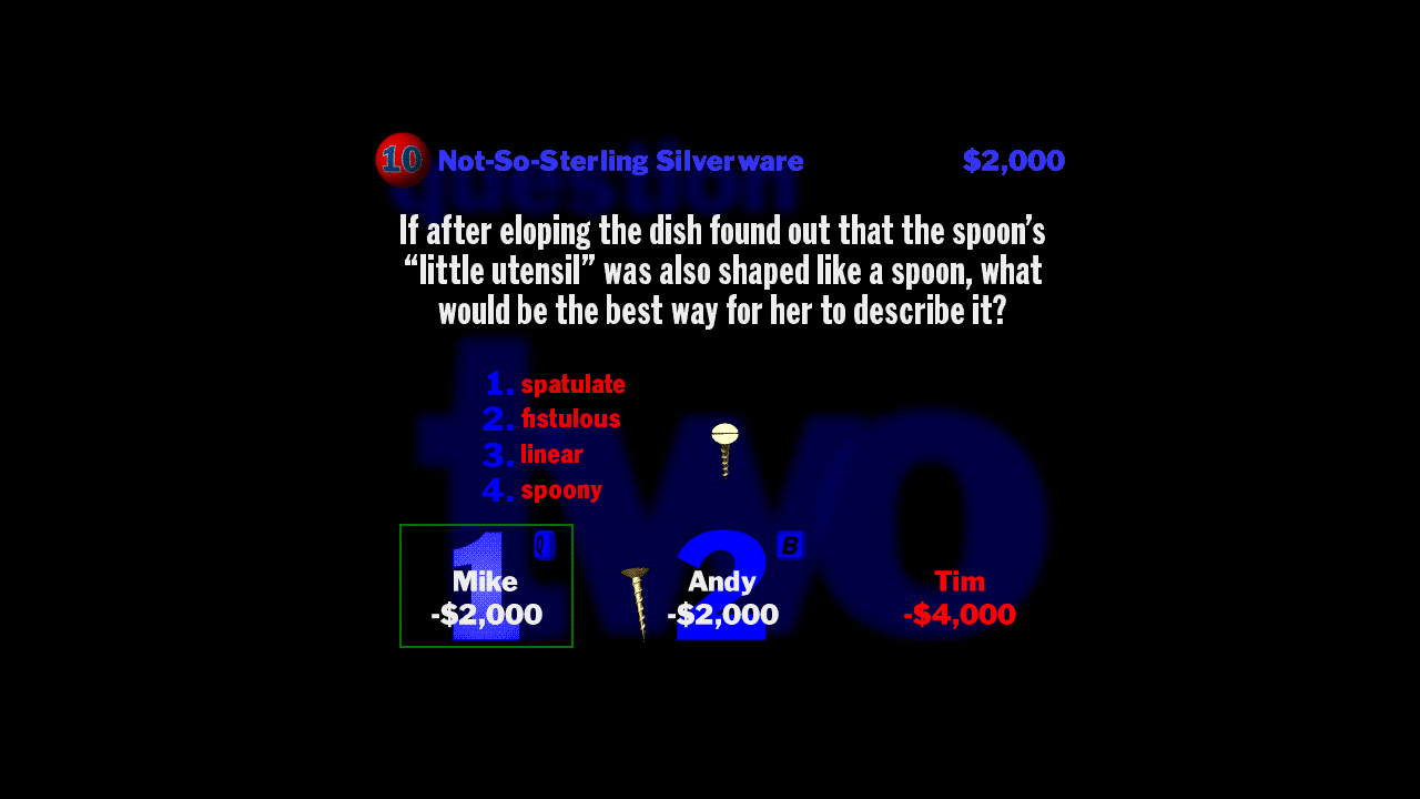 YOU DON'T KNOW JACK Vol. 2 Screenshot 4